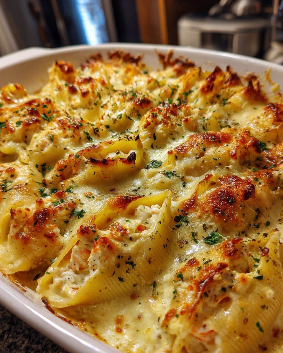 Creamy Seafood Stuffed Shells - detail 3