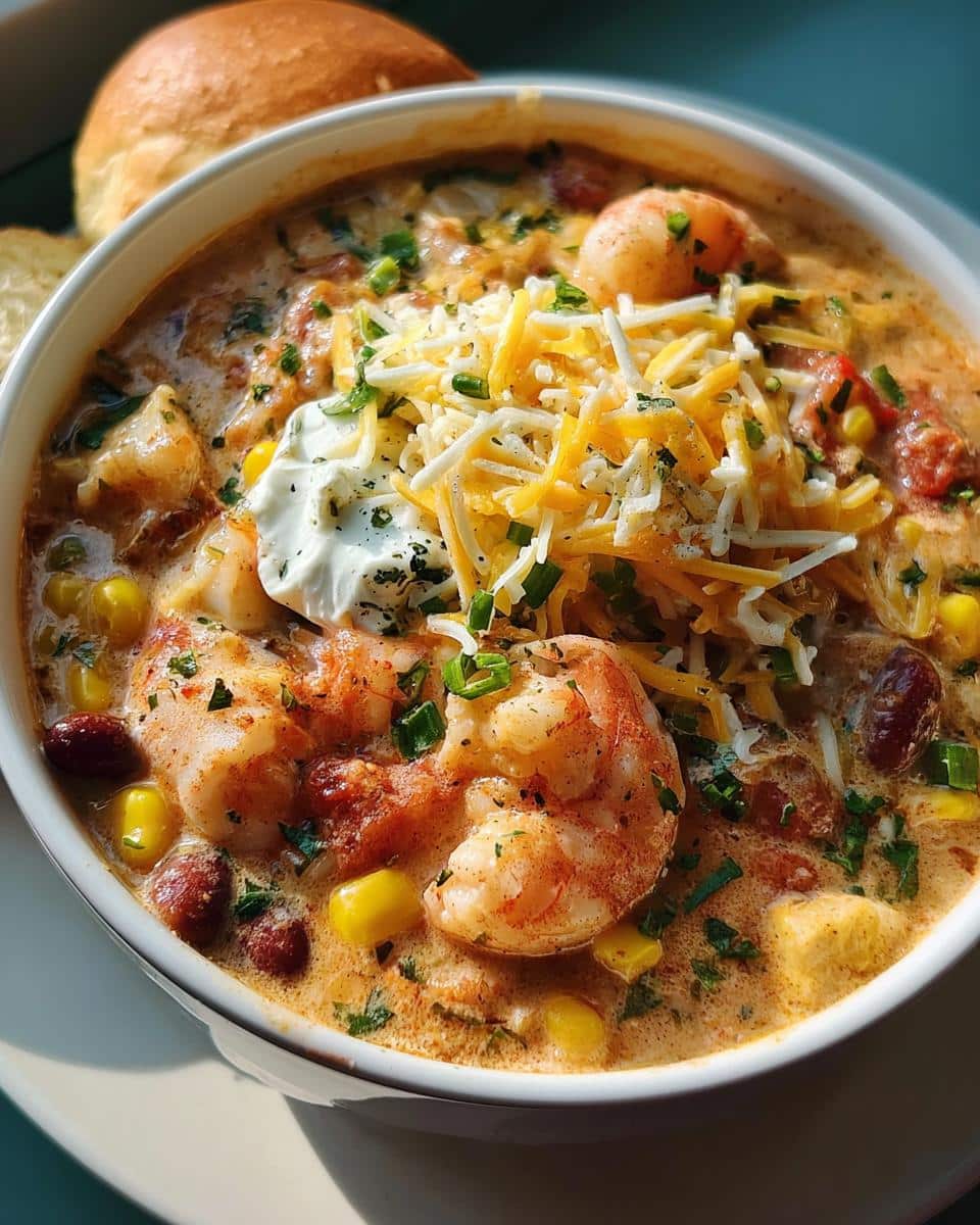 Creamy Seafood and Shrimp Chili - detail 1