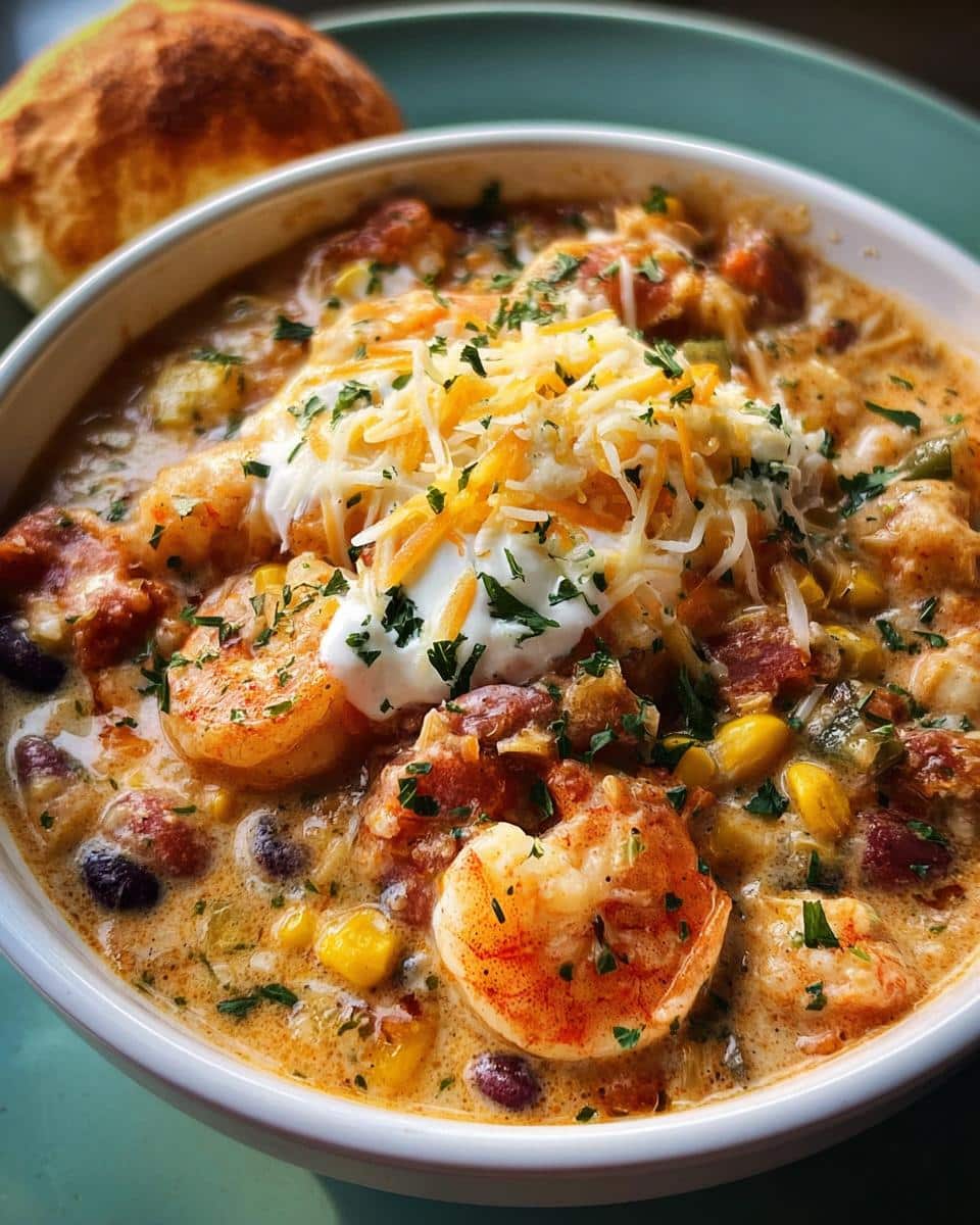 Creamy Seafood and Shrimp Chili - detail 2