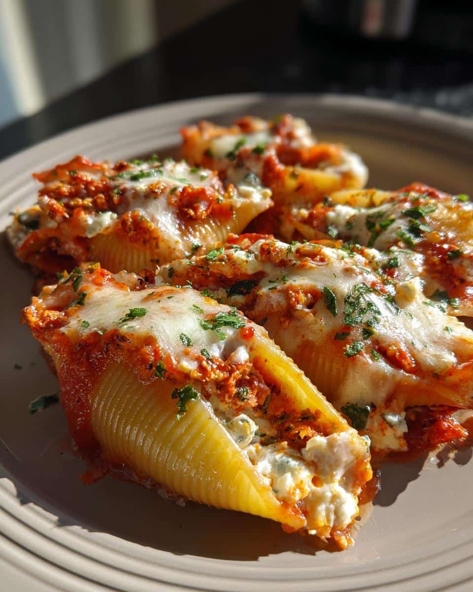 Creamy Sun-Dried Tomato and Ricotta Stuffed Shells - detail 3