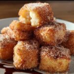 Crispy Angel Cake Churro Bites
