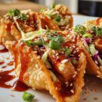 Crispy Chicken Wonton Tacos