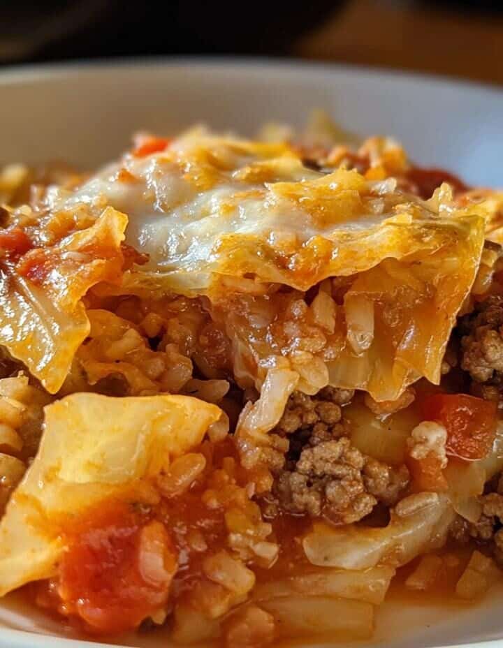 Crockpot Cabbage Roll Casserole