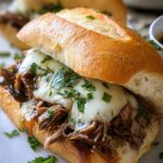 Crockpot French Dip Sandwiches