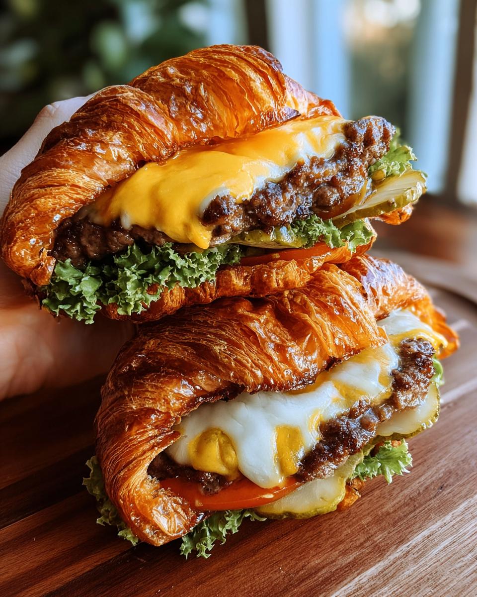 Croissant Smash Burgers