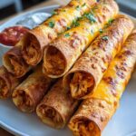 Crunchy Oven-Baked Chicken Taquitos