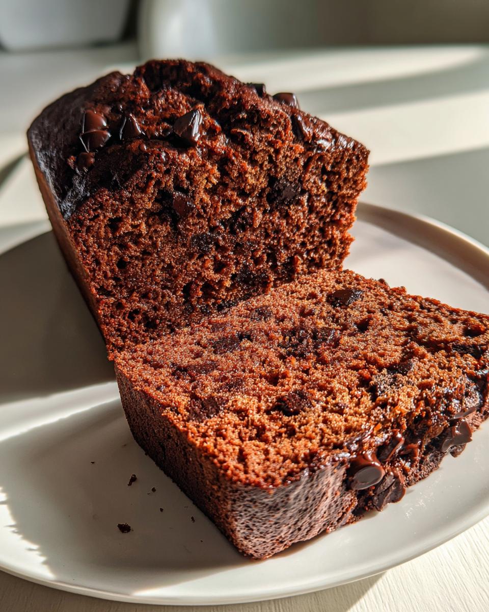 Dark Chocolate Mocha Breakfast Bread - detail 1