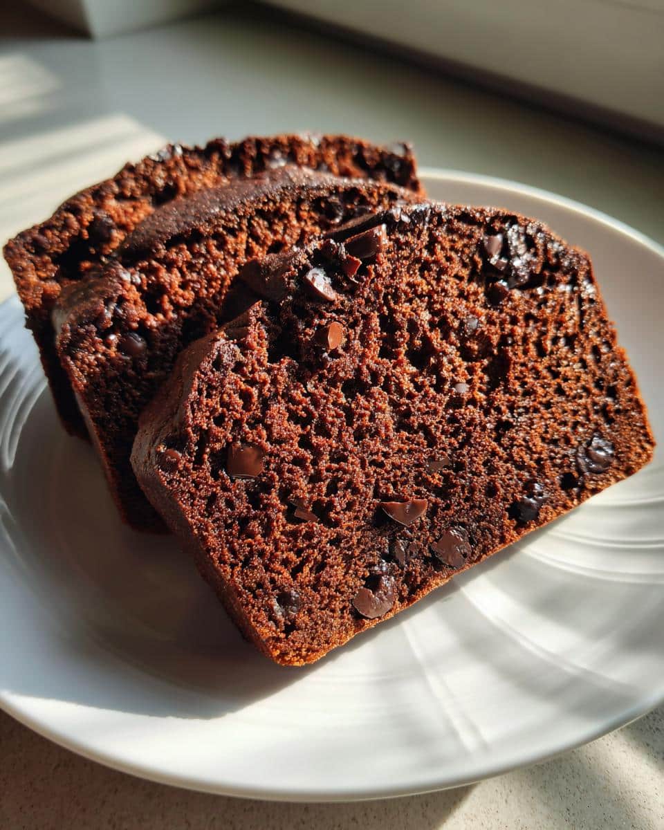 Dark Chocolate Mocha Breakfast Bread - detail 2