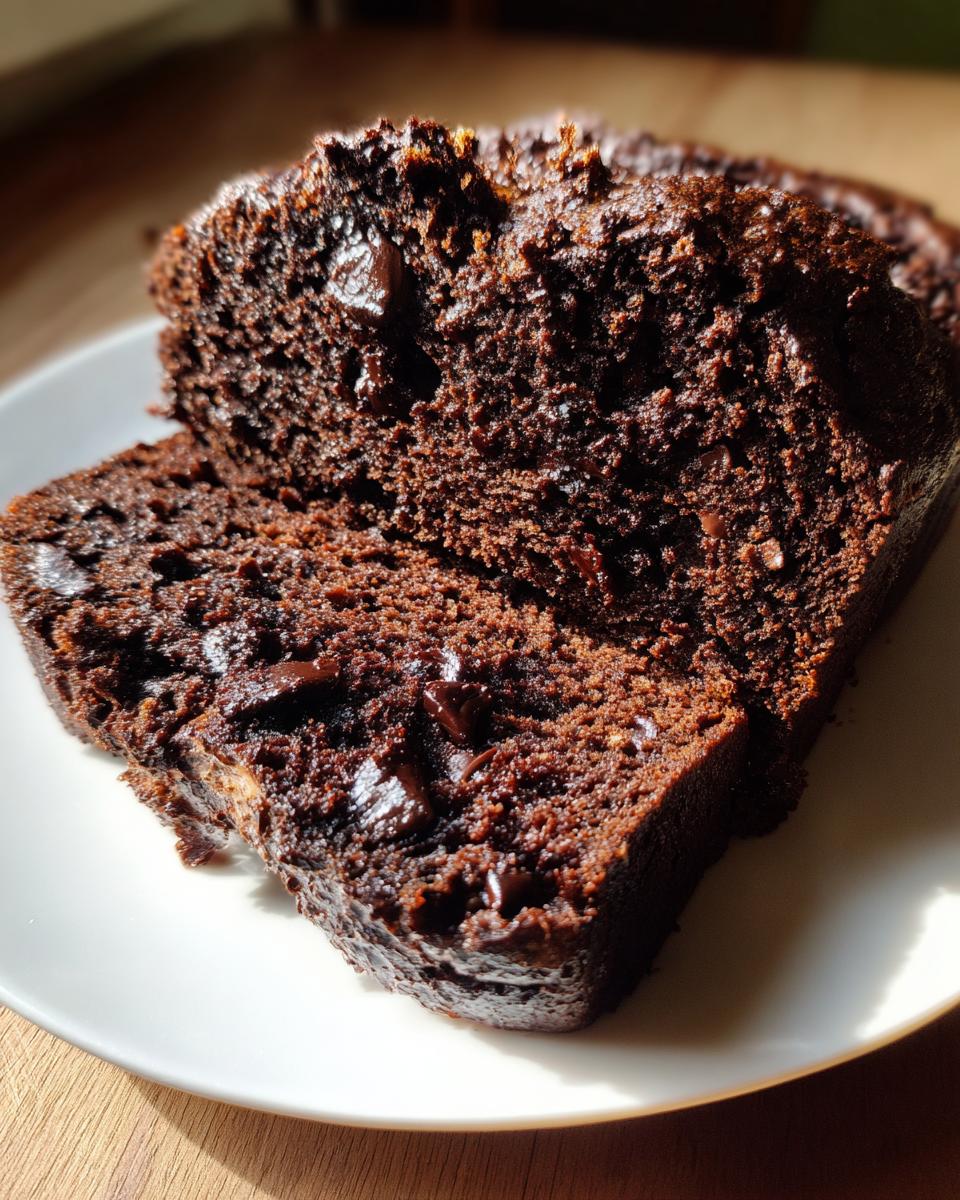 Dark Chocolate Mocha Breakfast Bread - detail 3