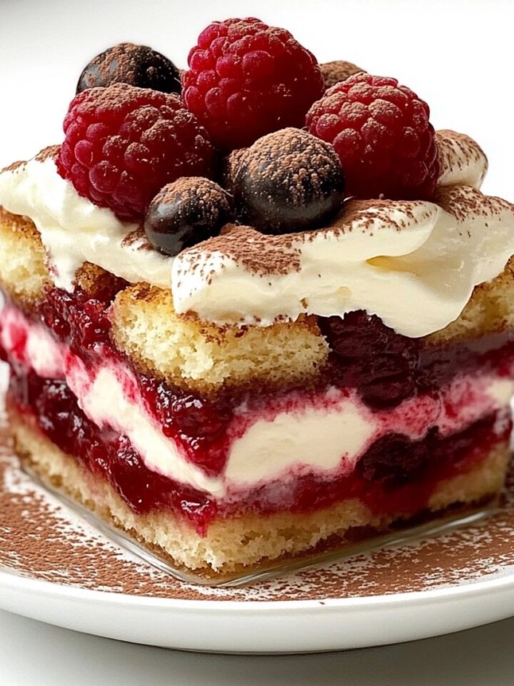 Delectable Raspberry Tiramisu Delight