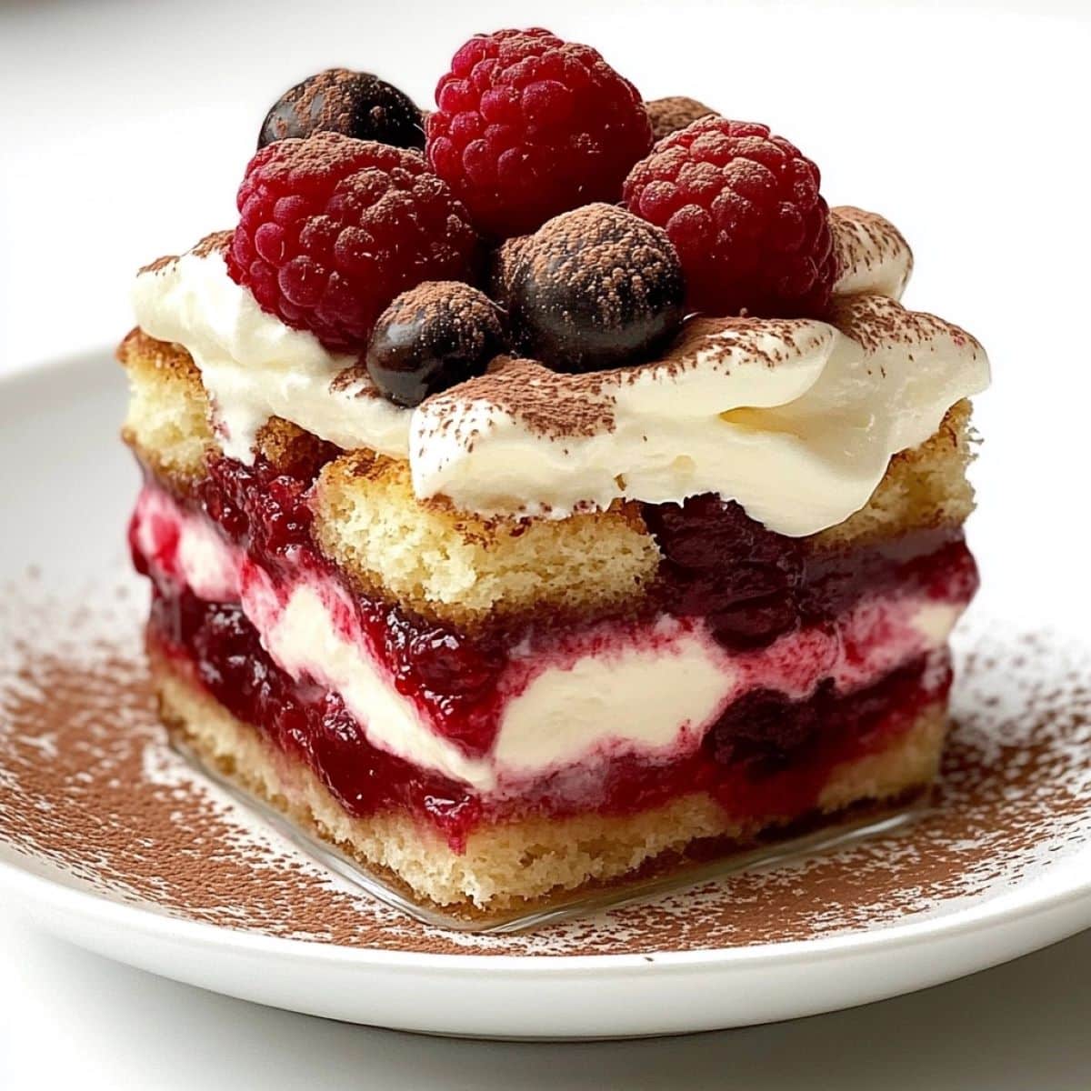 Delectable Raspberry Tiramisu Delight