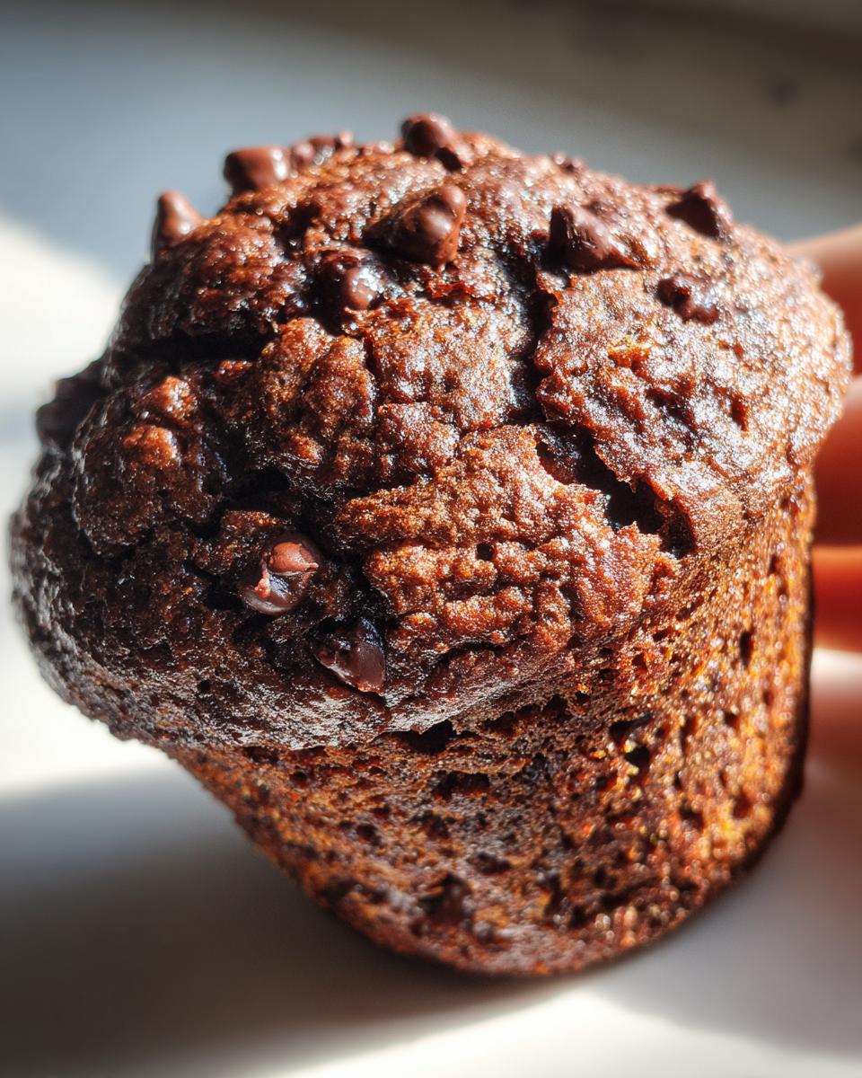 Double Chocolate Chip Muffins - detail 2