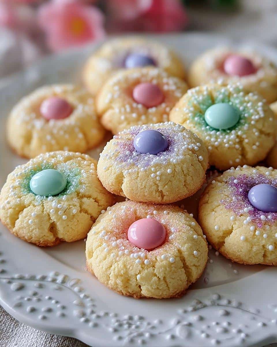 Easter Bunny Button Cookies - detail 1