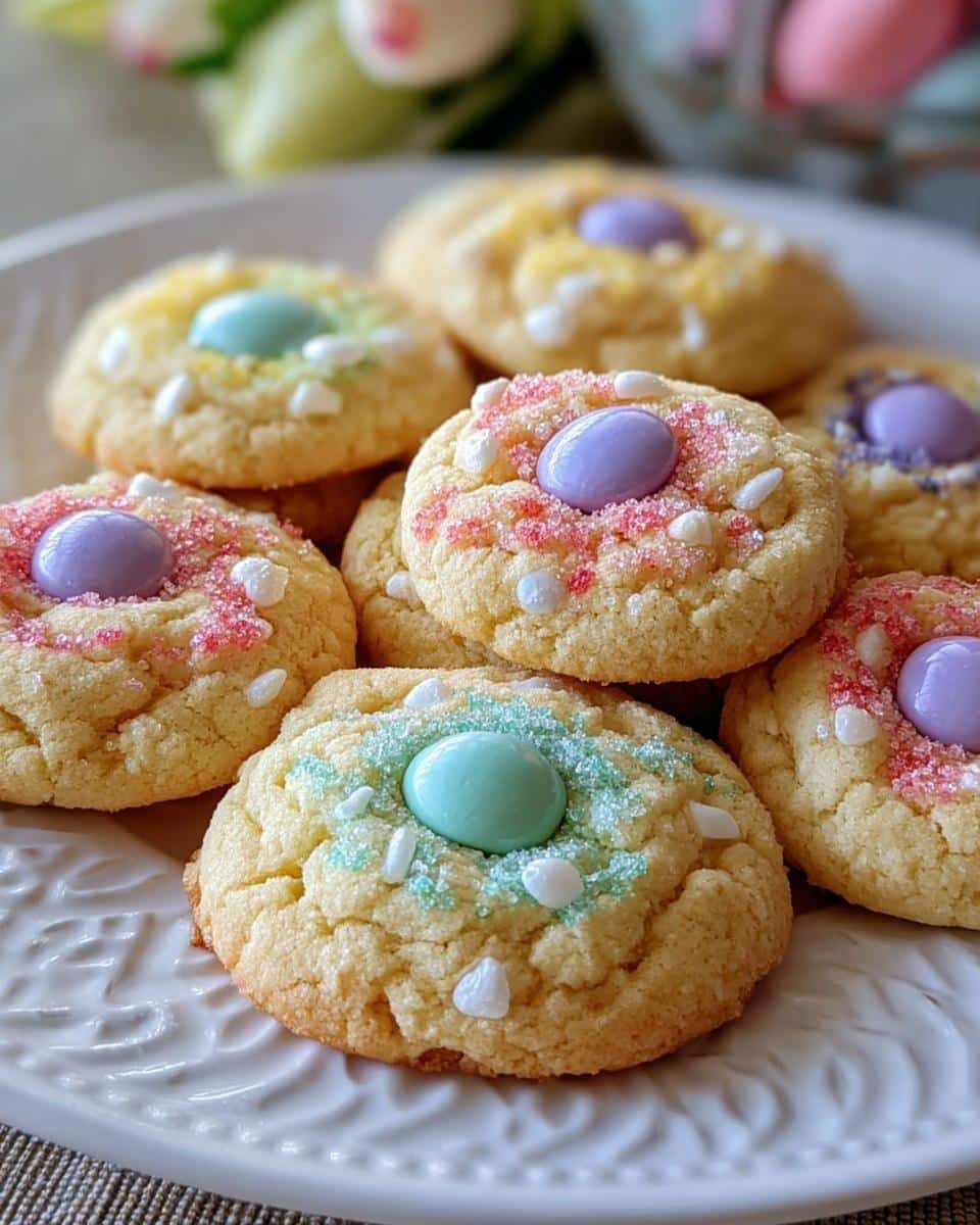 Easter Bunny Button Cookies - detail 2