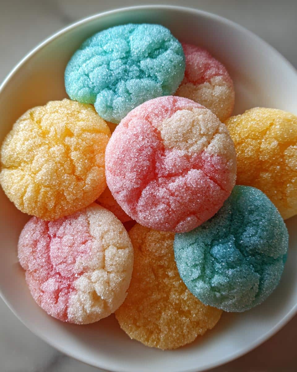 Easter Jello Cookies - detail 1