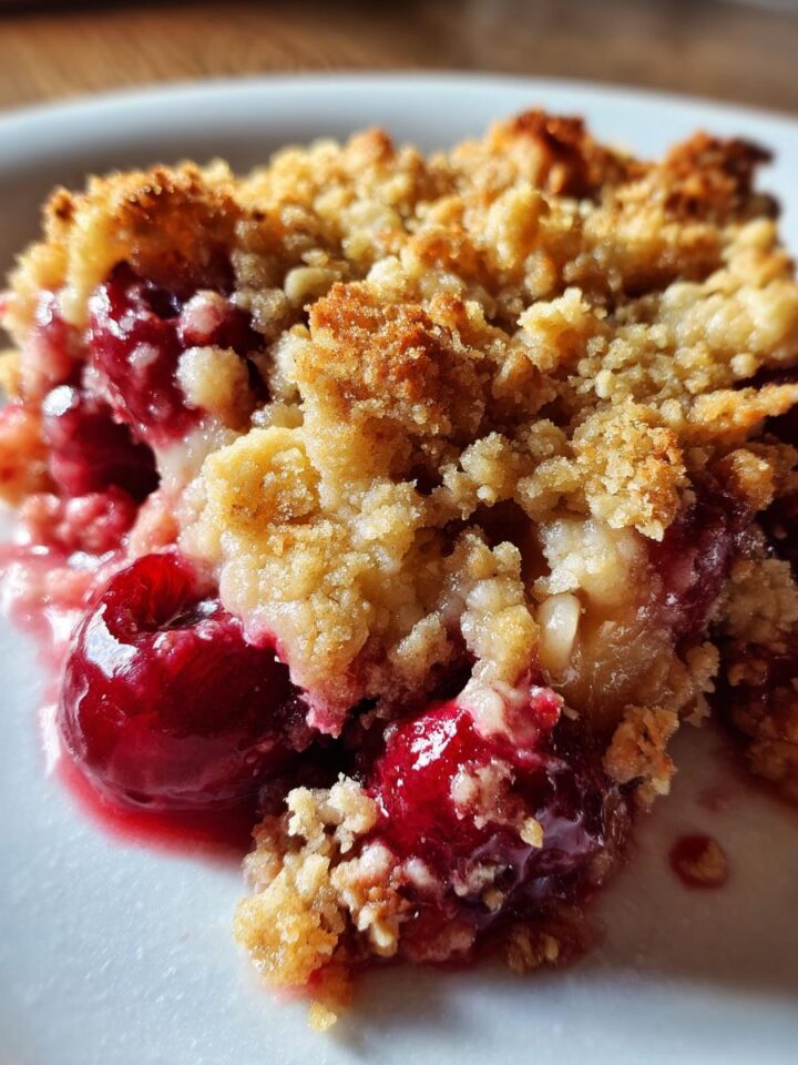 Easy Cherry Crisp