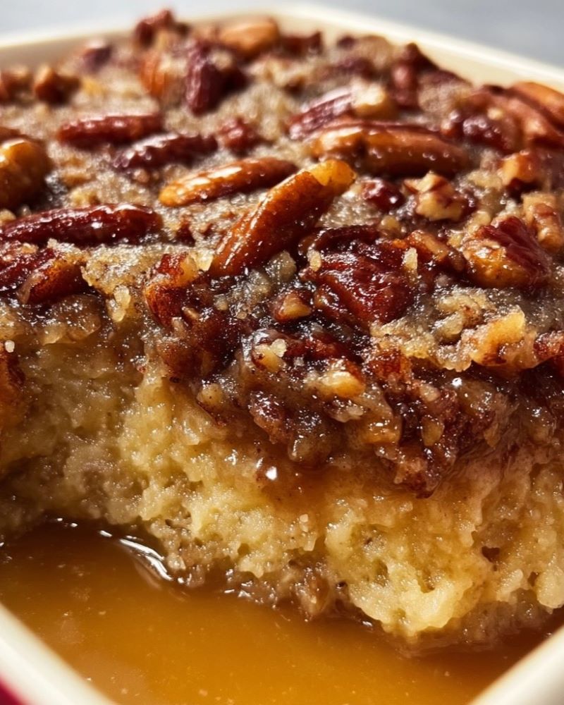 Easy Pecan Pie Dump Cake