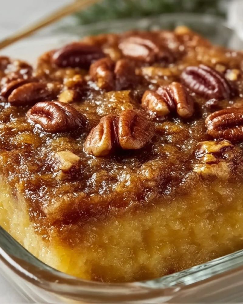 Easy Pecan Pie Dump Cake
