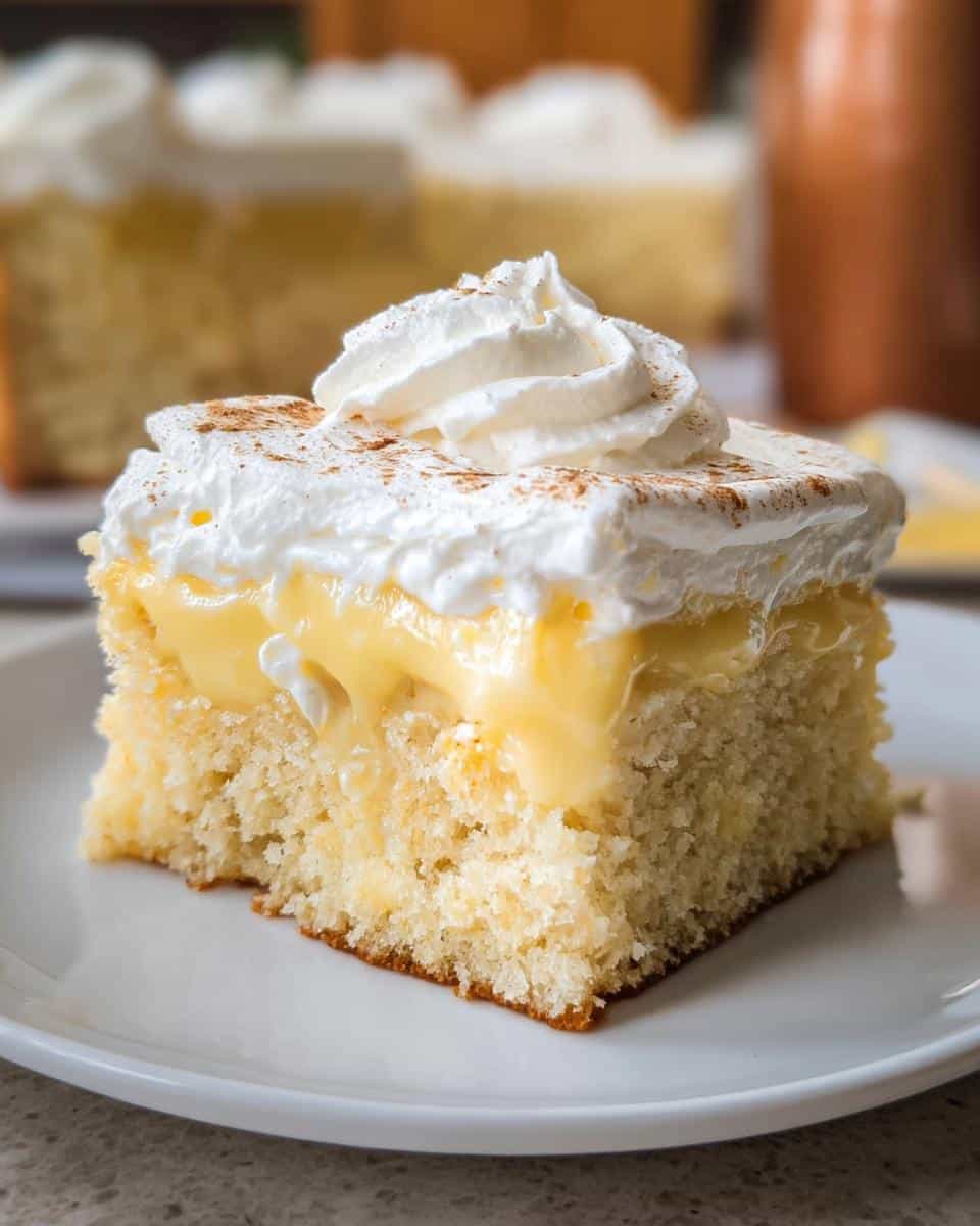 Eggnog Poke Cake - detail 1