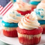 Festive 4th of July Cupcakes