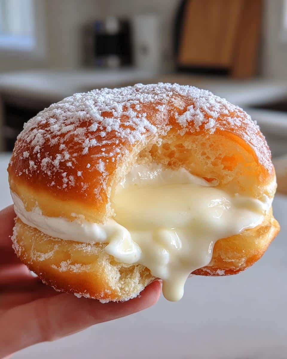 Fluffy Korean Milk Cream Donuts - detail 1