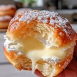 Fluffy Korean Milk Cream Donuts
