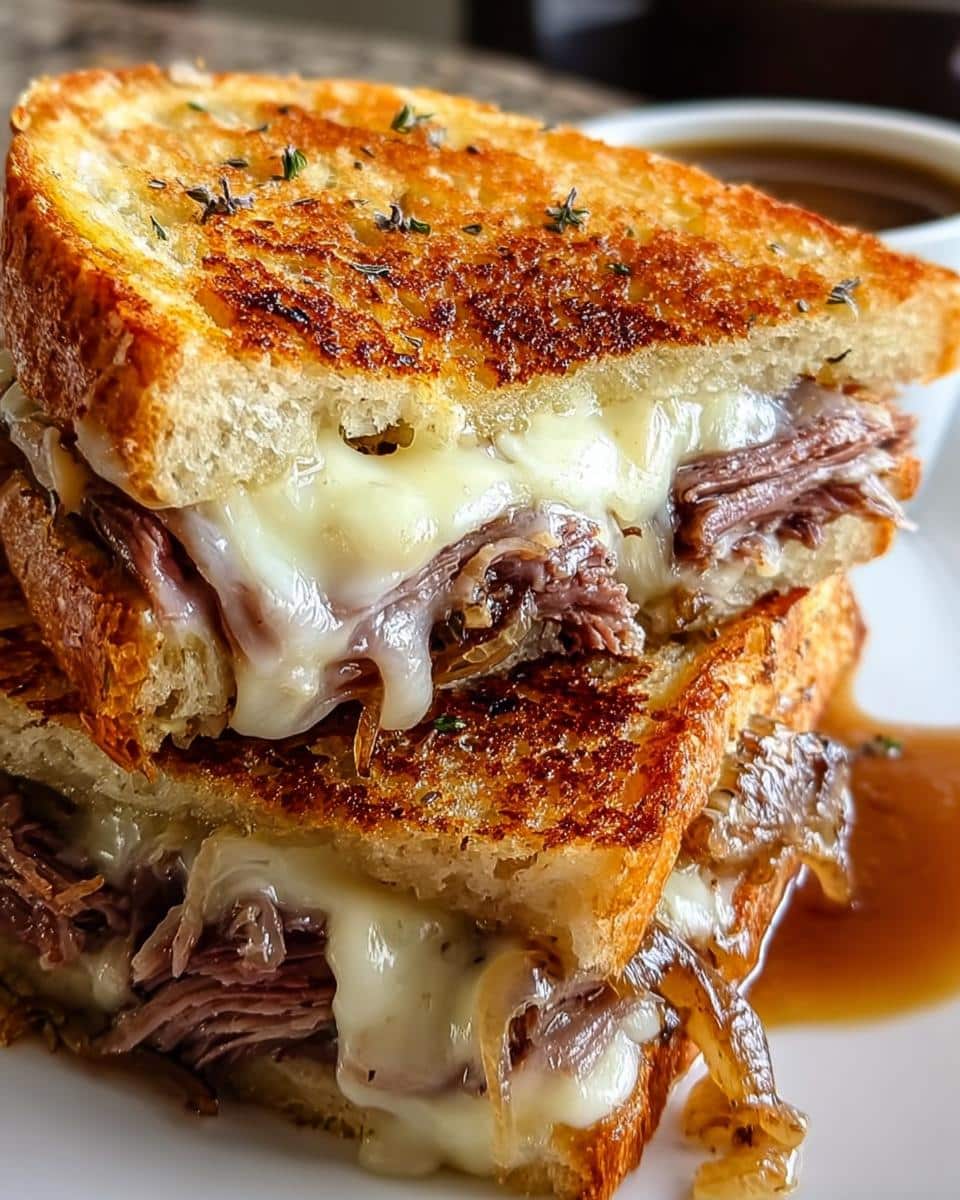 French Dip Grilled Cheese - detail 1