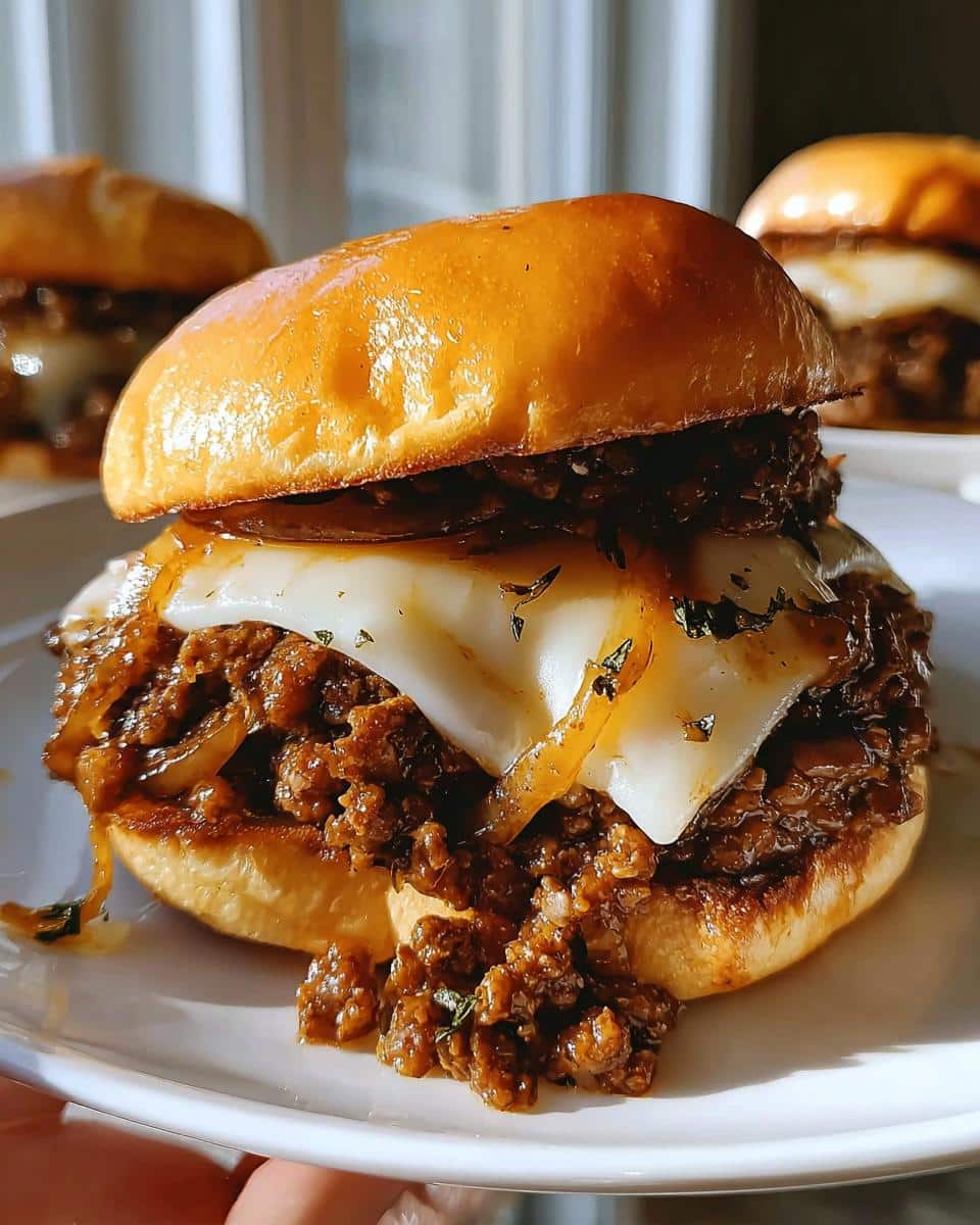 French Onion Beef Sloppy Joes - detail 1