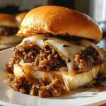 French Onion Beef Sloppy Joes