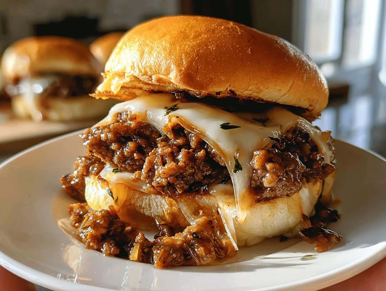 Perfect French Onion Beef Sloppy Joes Recipe - Travelers Wizard
