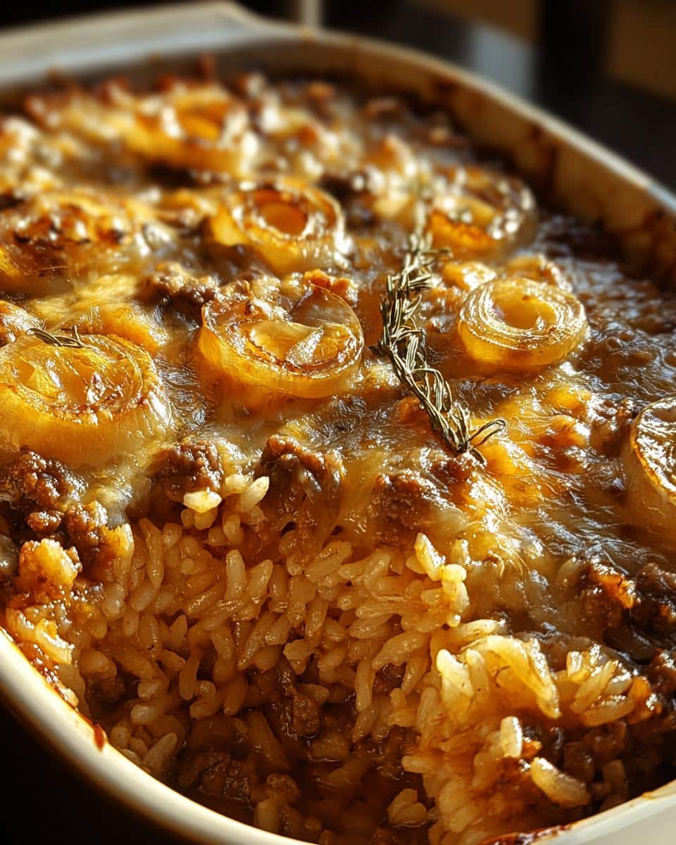 French Onion Ground Beef Casserole - detail 1