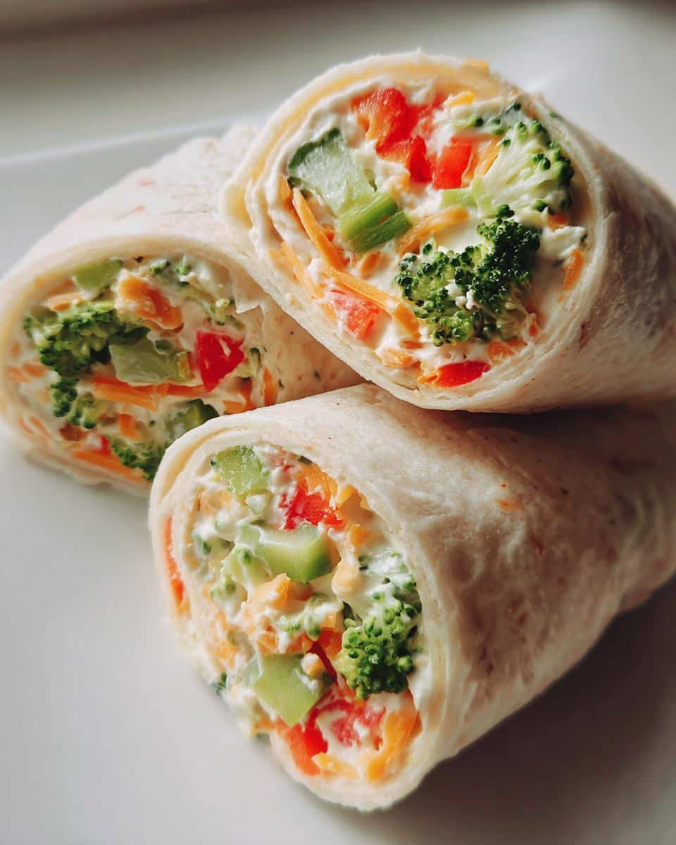Fresh Vegetable Tortilla Roll Ups - detail 1