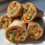Fresh Vegetable Tortilla Roll Ups