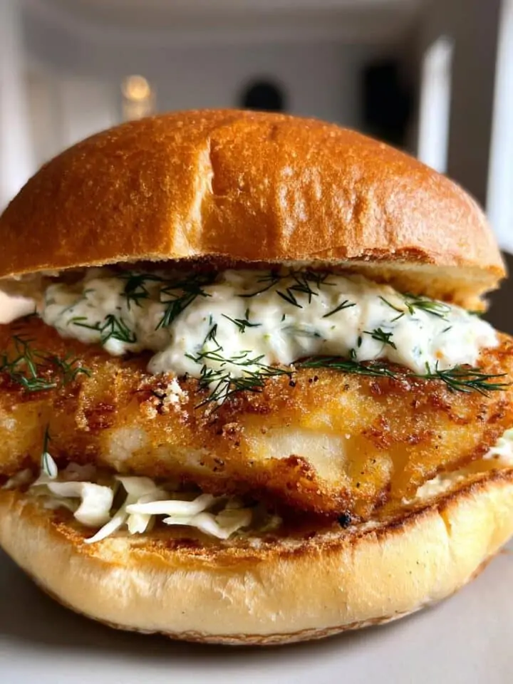 Fried Fish Burger