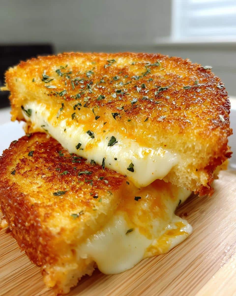 Garlic Bread Grilled Cheese - detail 1