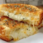 Garlic Bread Grilled Cheese