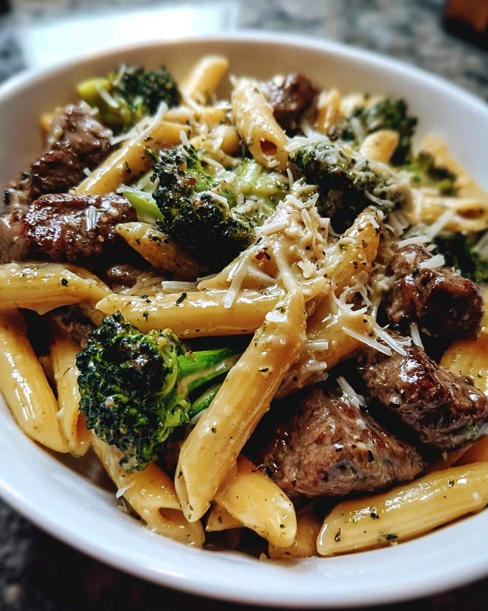 Garlic Butter Steak & Broccoli Penne - detail 2