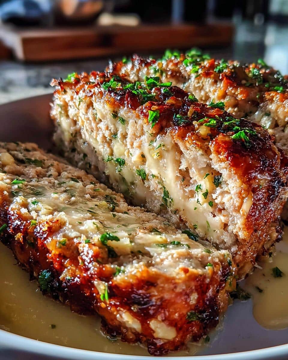 Garlic Parmesan Chicken Meatloaf - detail 1