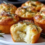 Garlic Rosemary Focaccia muffins