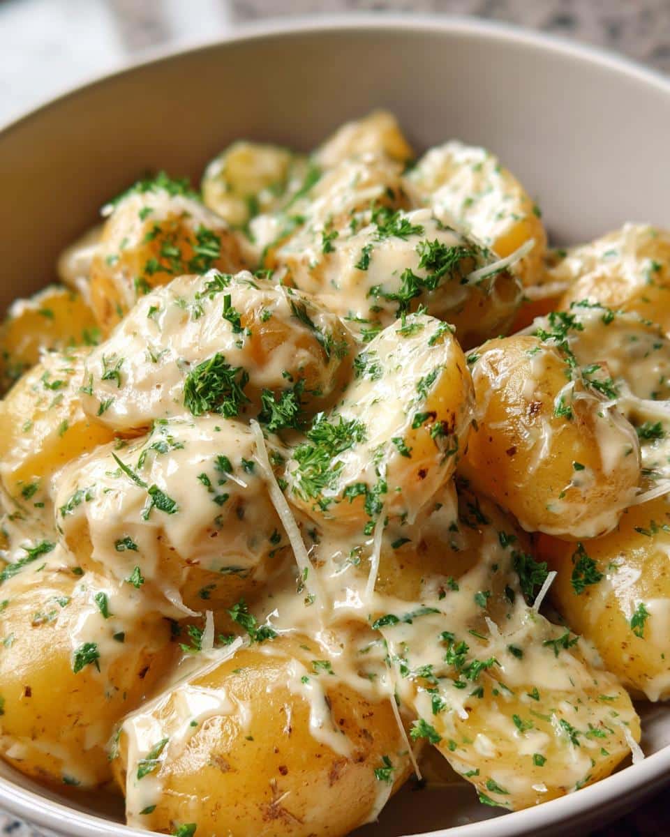 Garlic Sauce Baby Potatoes - detail 1