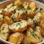 Garlic Sauce Baby Potatoes