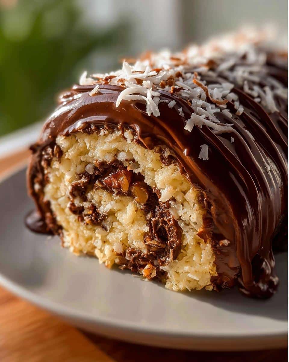 German Chocolate Cake Roll - detail 1