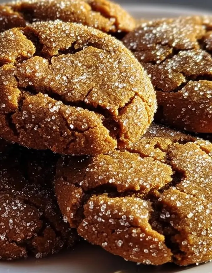 Ginger Molasses Christmas Cookies