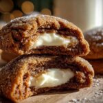 Gingerbread Cheesecake Cookies