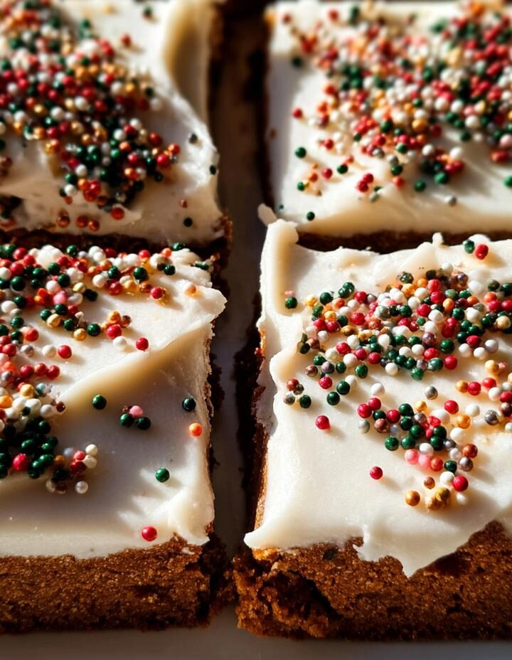 Gingerbread Cookie Bars