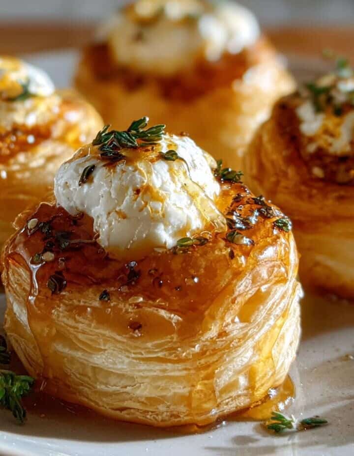 Goat Cheese and Honey Bites