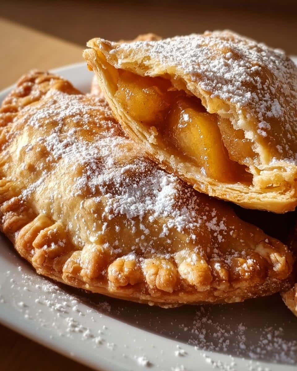 Golden Fried Peach Pies - detail 1