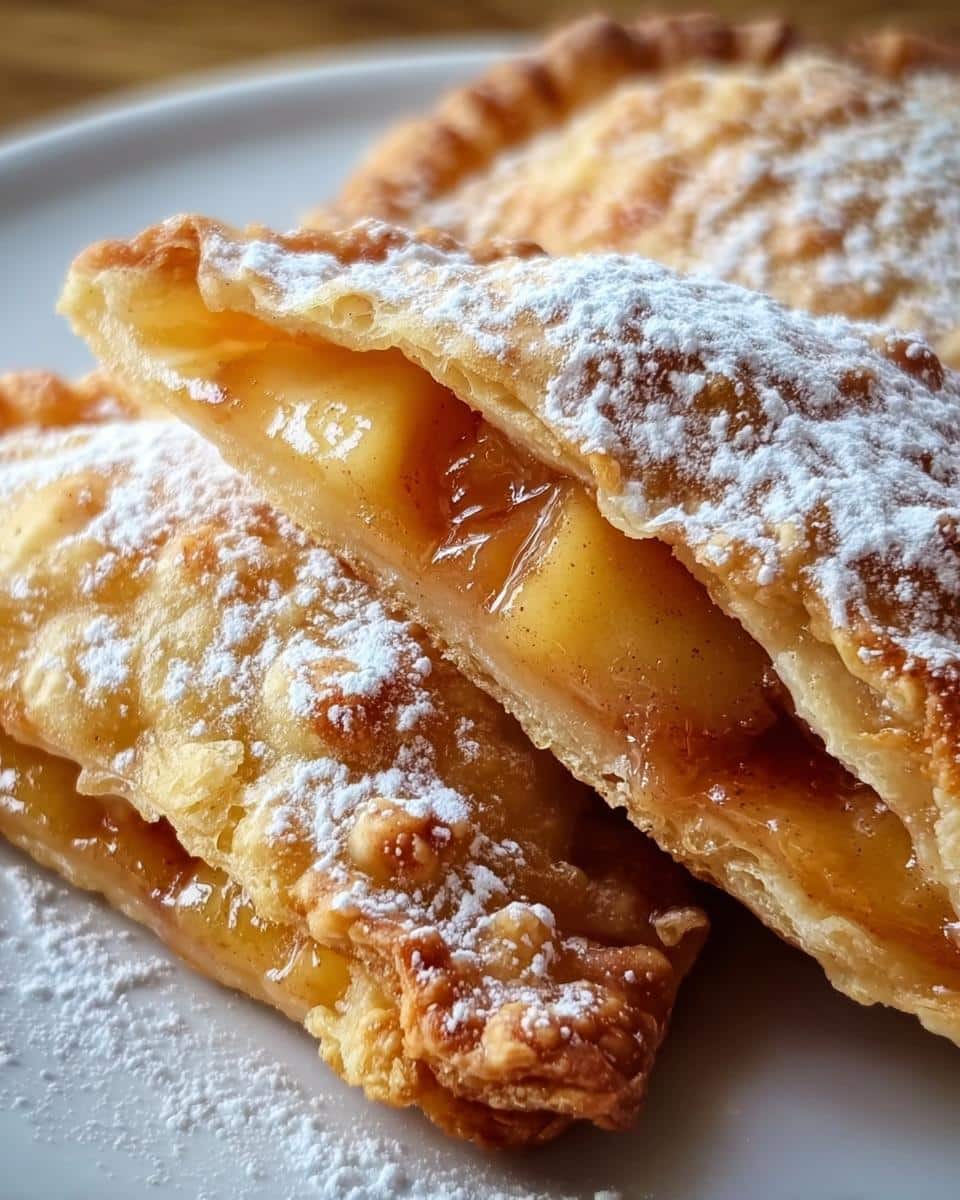 Golden Fried Peach Pies - detail 2