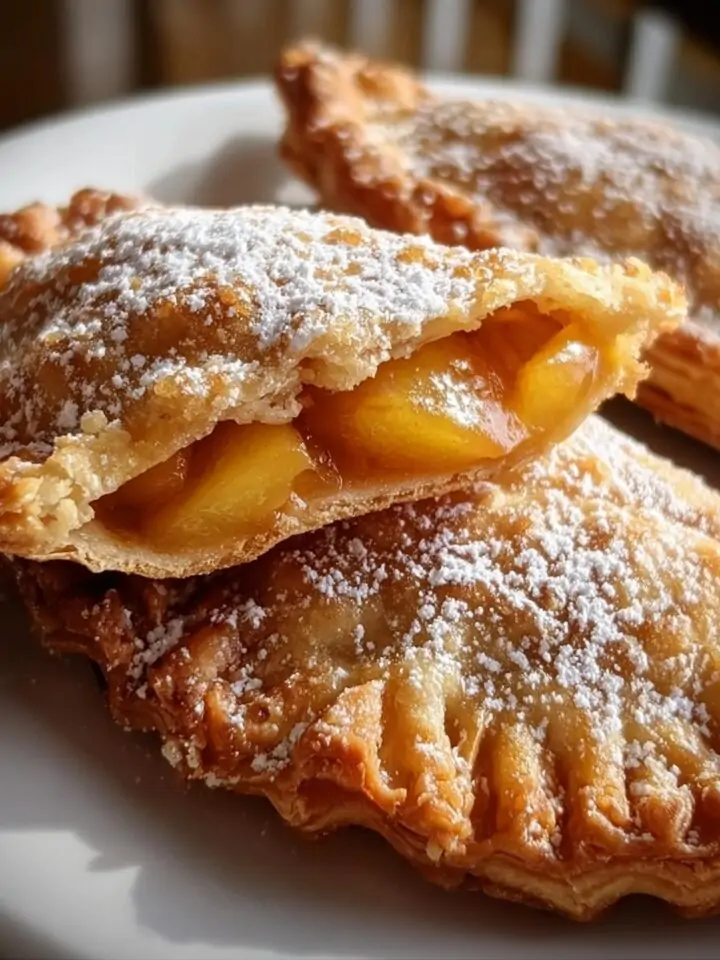 Golden Fried Peach Pies