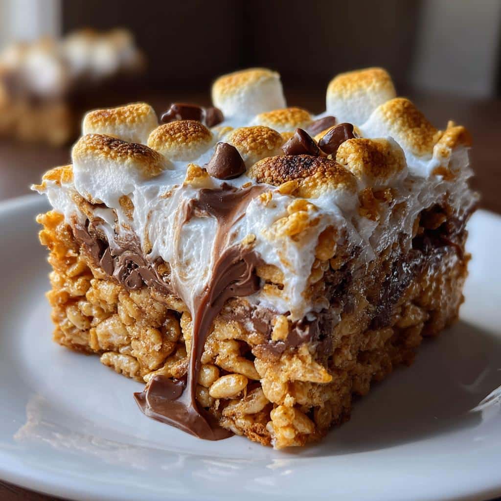 Golden Graham S'mores Bars - Travelers Wizard